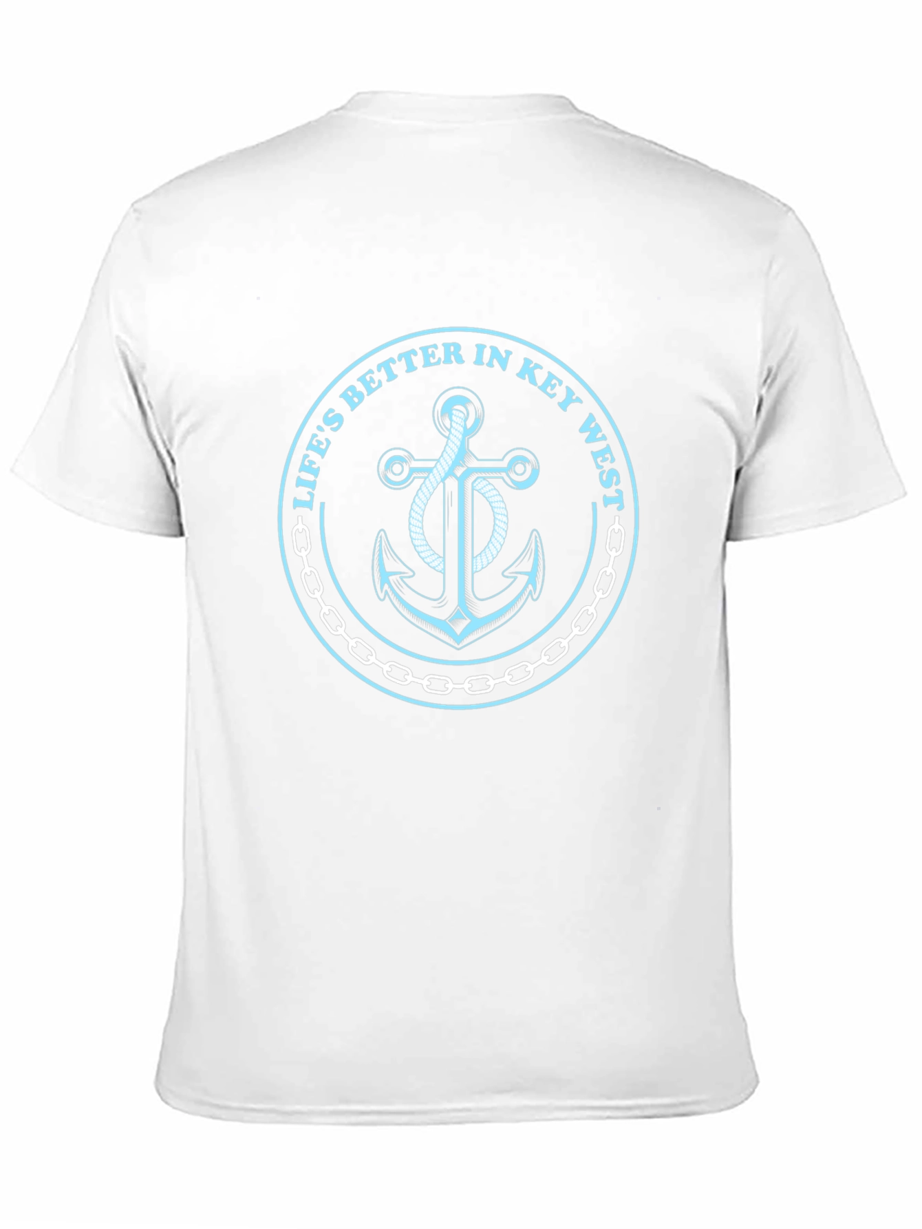 Lifes Better in Key West Anchor Graphic Tee
