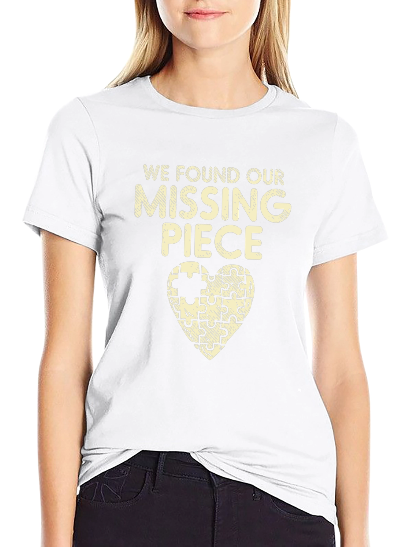 Missing Piece Matching Couple T-Shirt