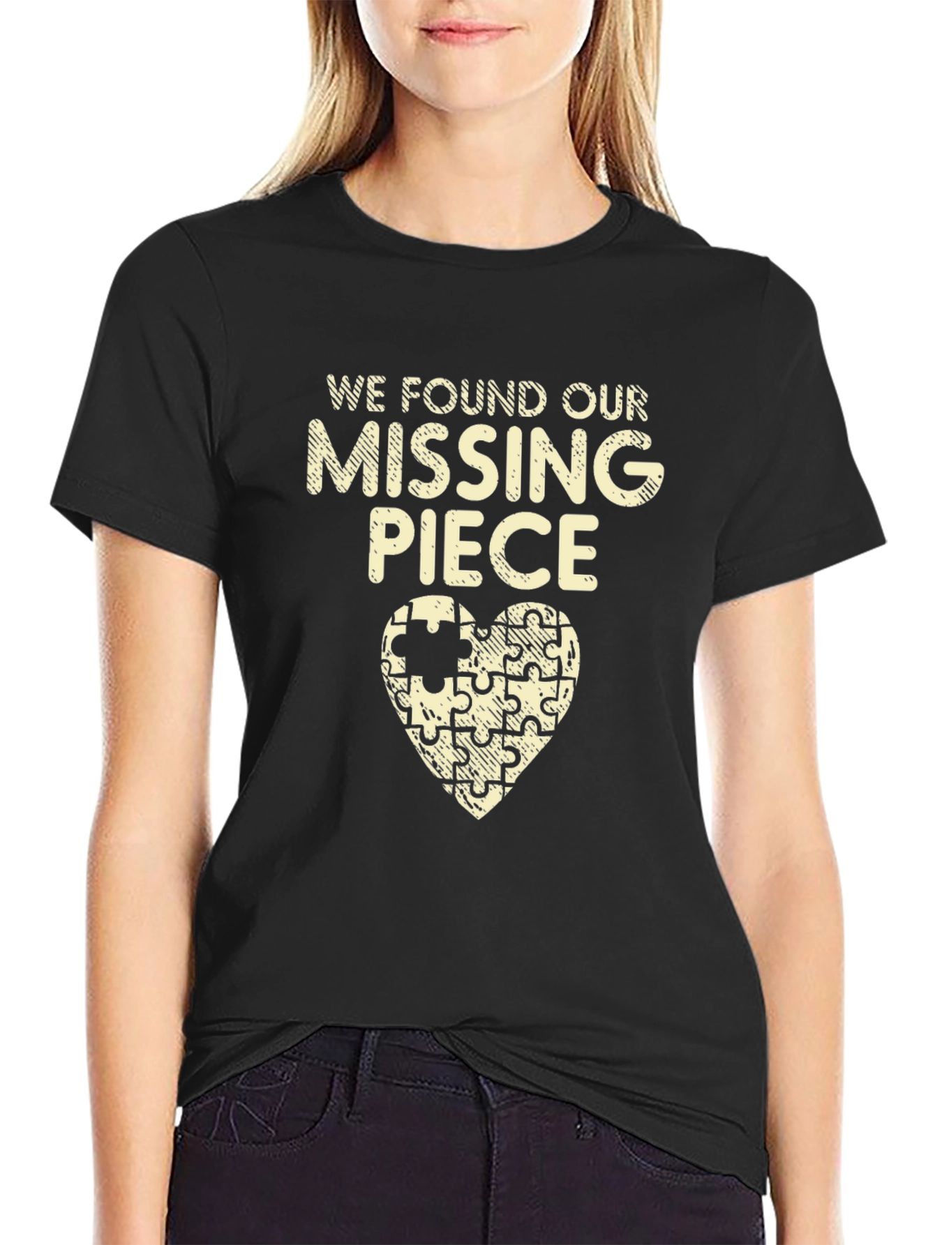 Missing Piece Matching Couple T-Shirt