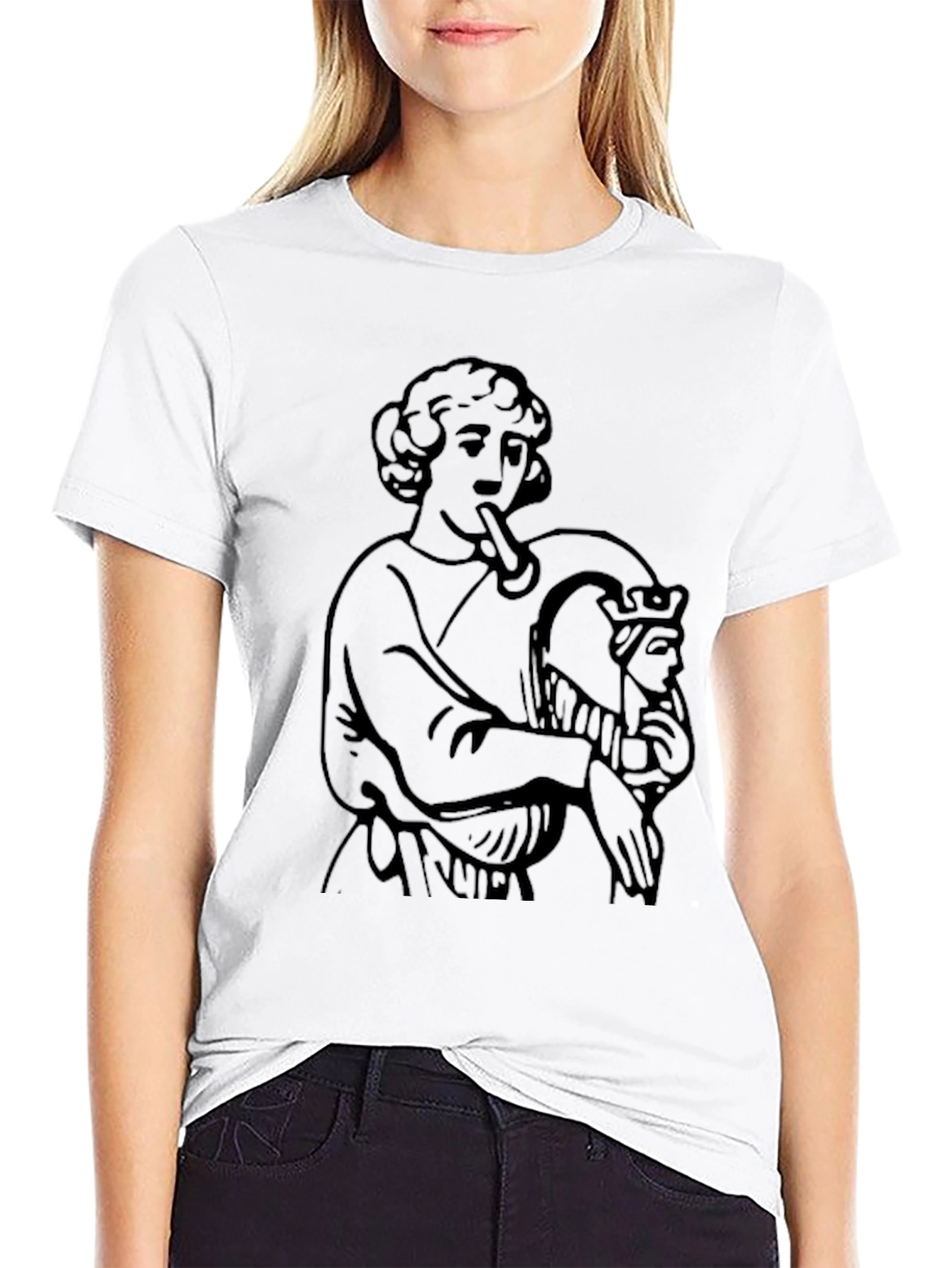 Unique Graphic Tee - Black T-Shirt