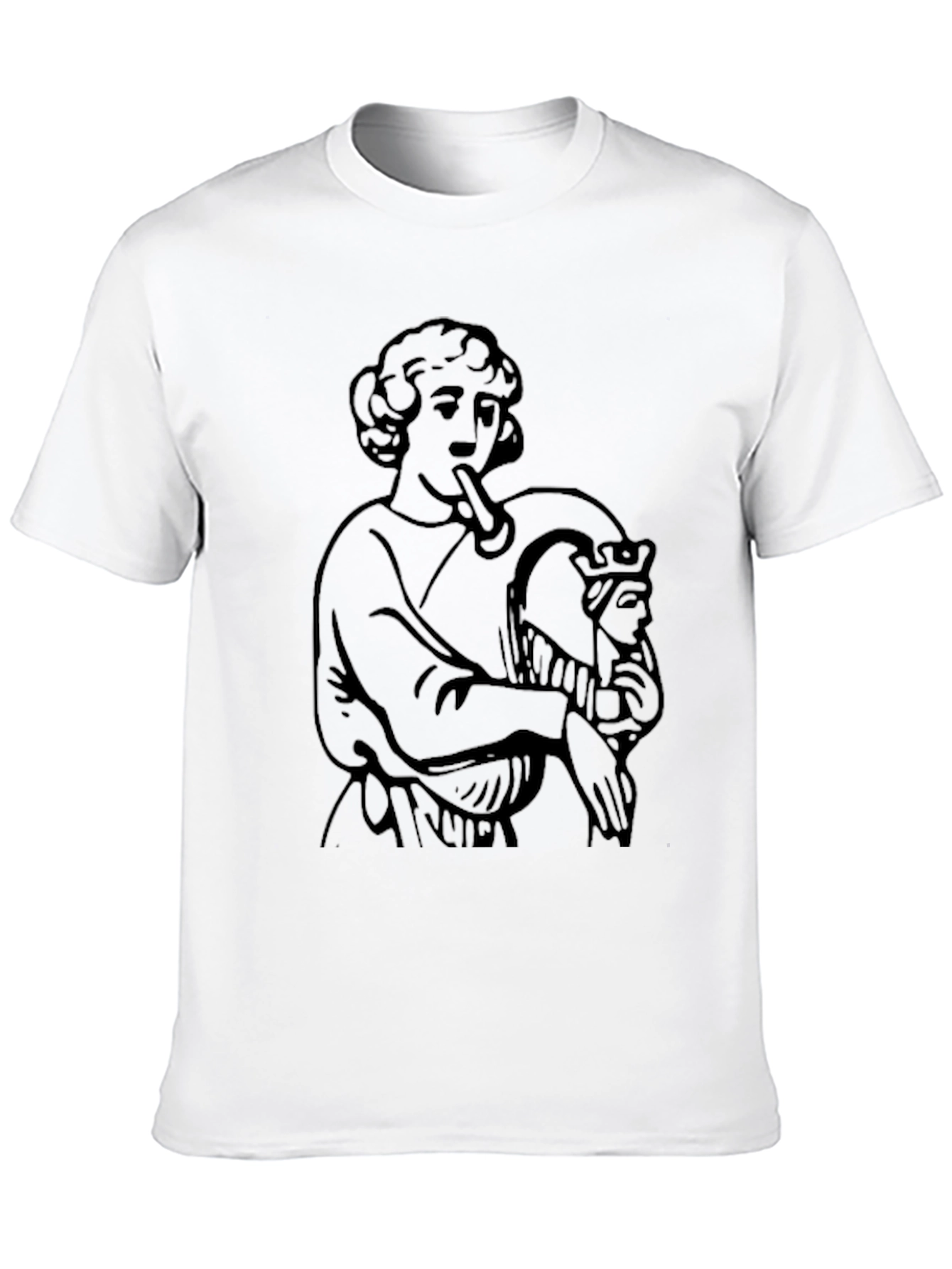 Unique Graphic Tee - Black T-Shirt