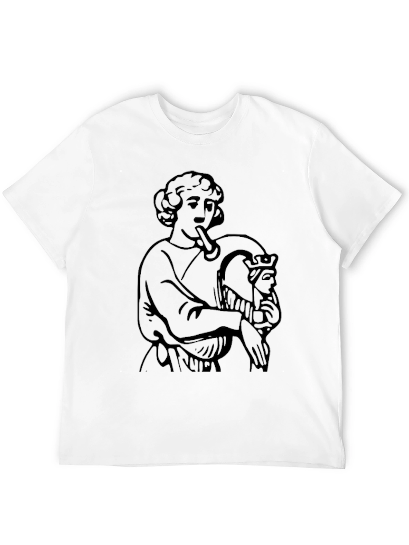 Unique Graphic Tee - Black T-Shirt