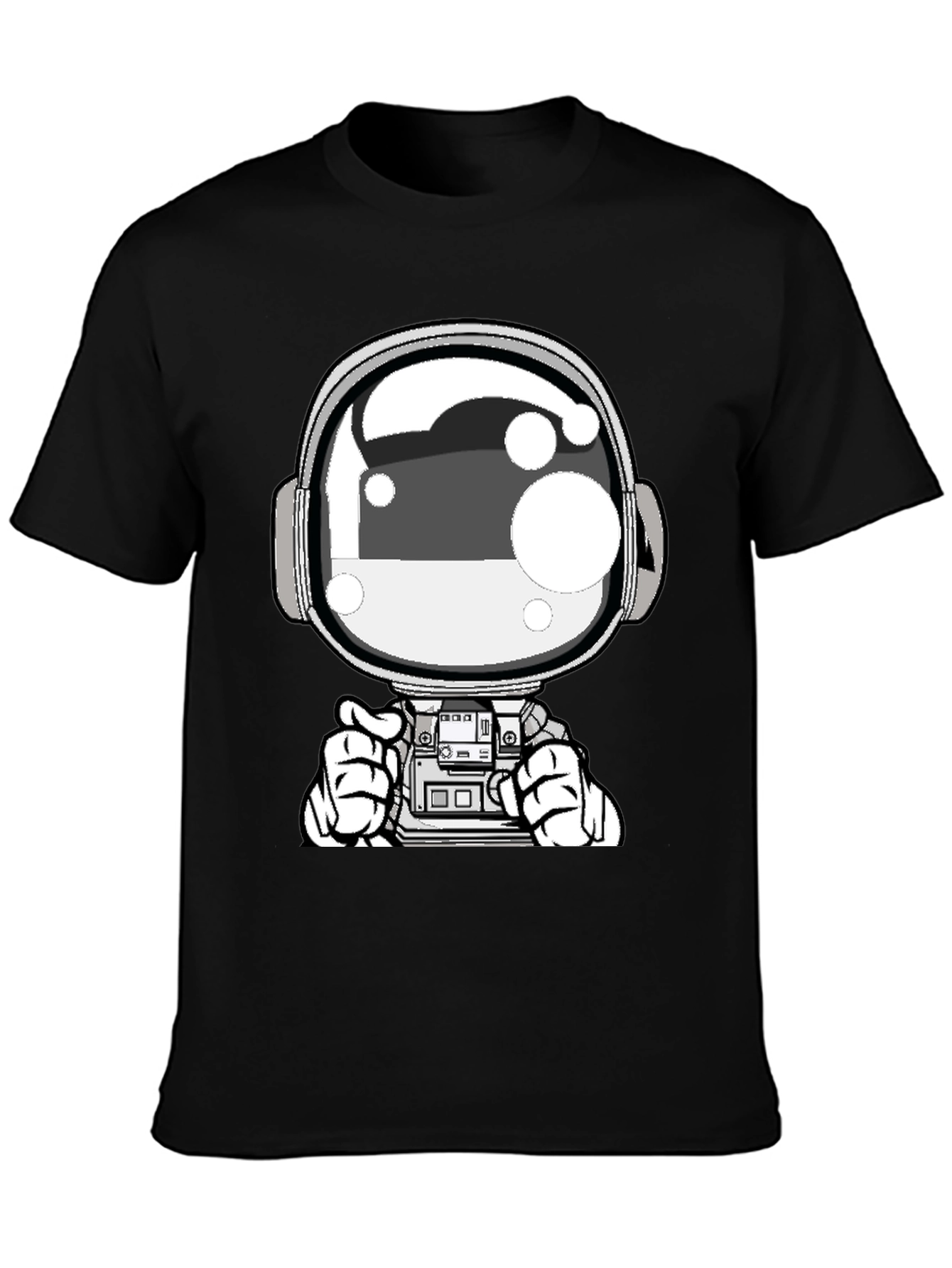 Astronaut Graphic Tee - Cool Space Design
