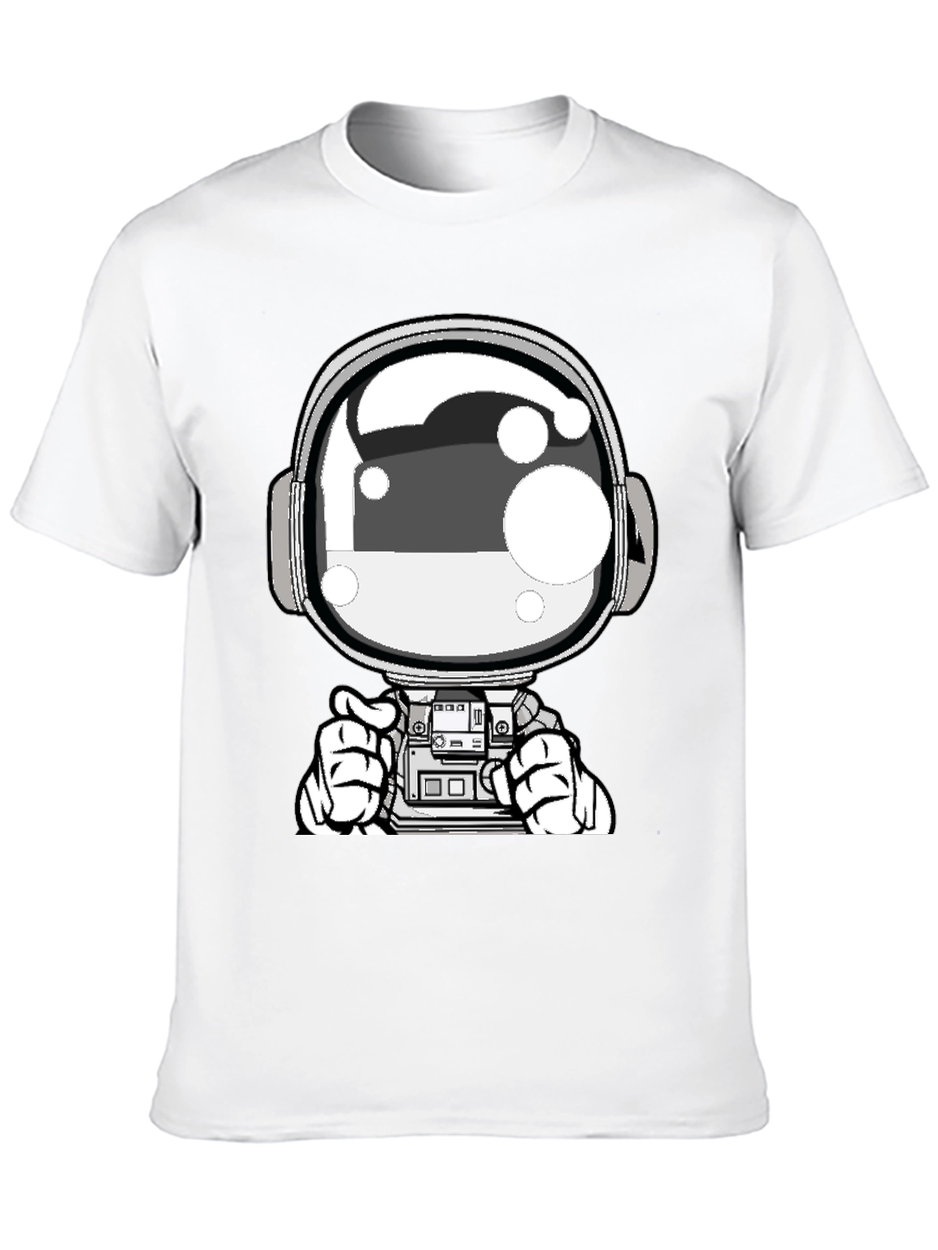 Astronaut Graphic Tee - Cool Space Design