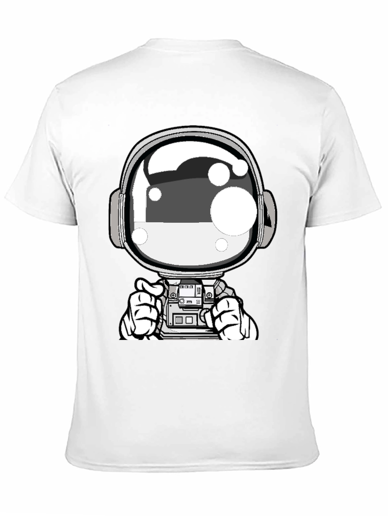 Astronaut Graphic Tee - Cool Space Design