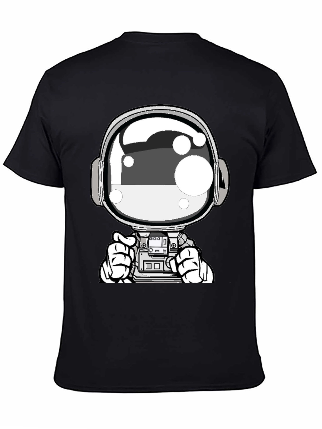Astronaut Graphic Tee - Cool Space Design