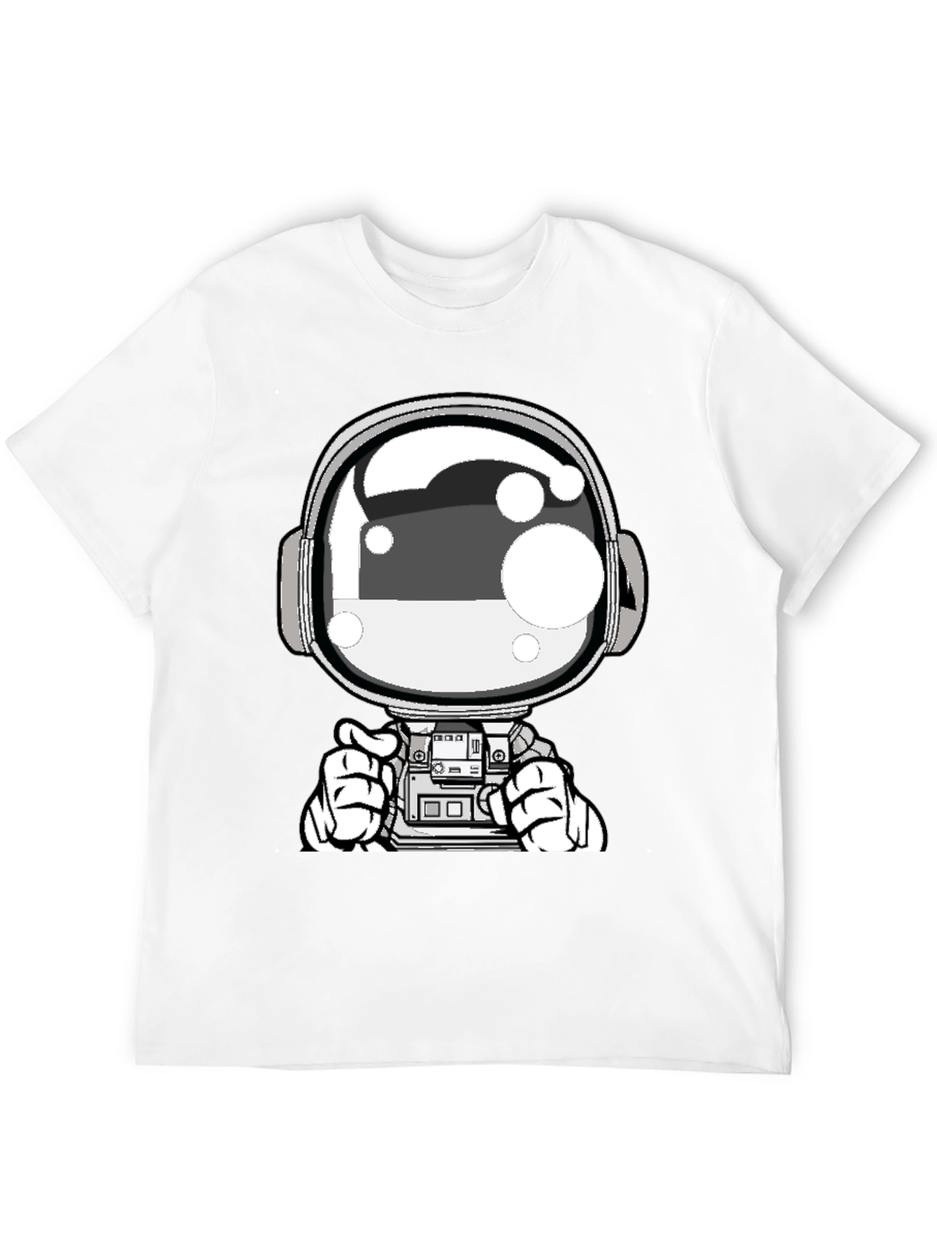 Astronaut Graphic Tee - Cool Space Design