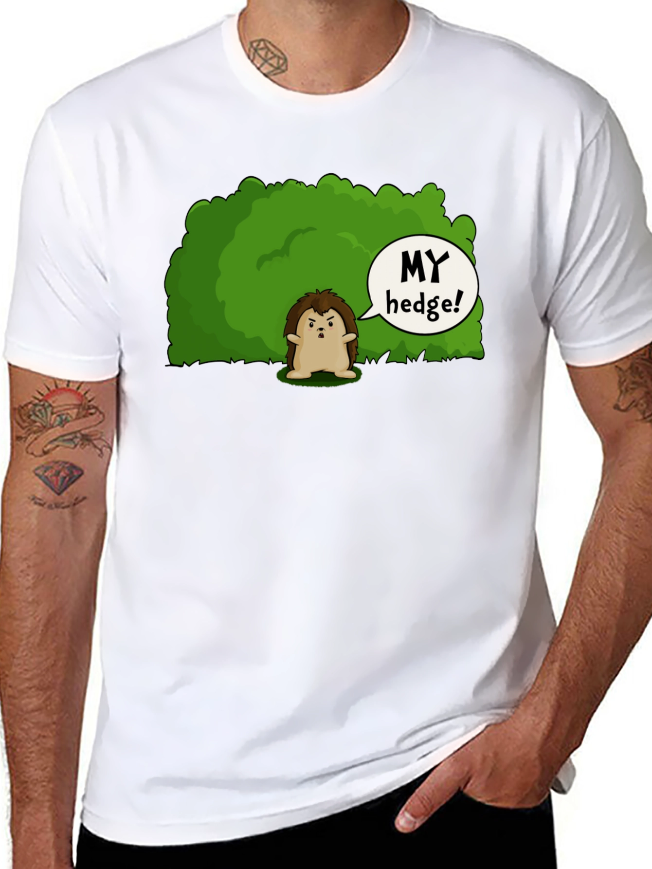 My Hedge! Funny Hedgehog Graphic T-Shirt