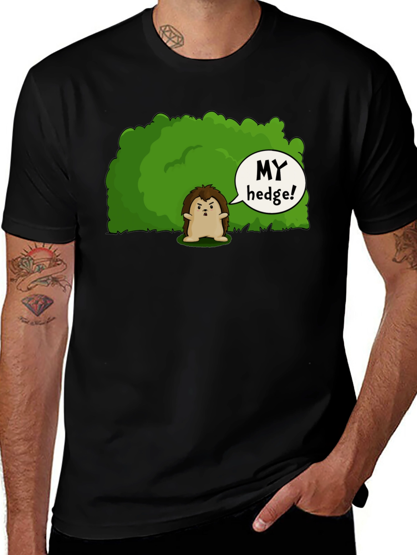 My Hedge! Funny Hedgehog Graphic T-Shirt