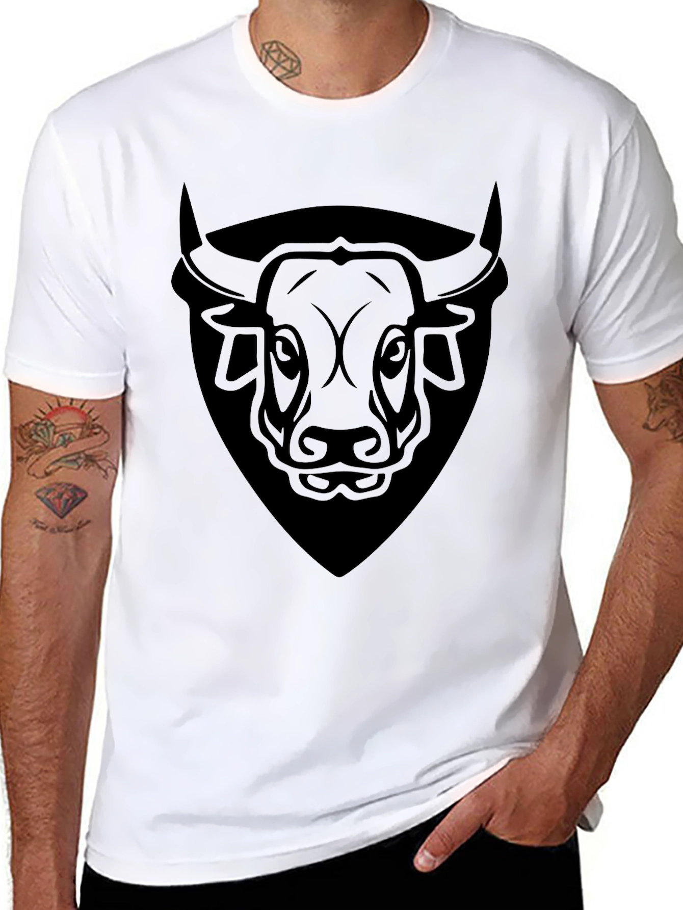 Black Bull Graphic Tee - Mens