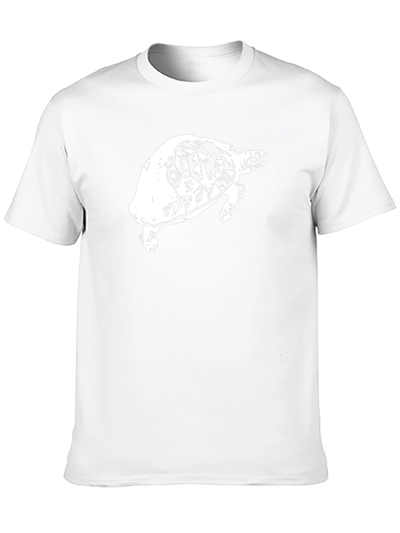 Turtle Graphic Print Black T-Shirt