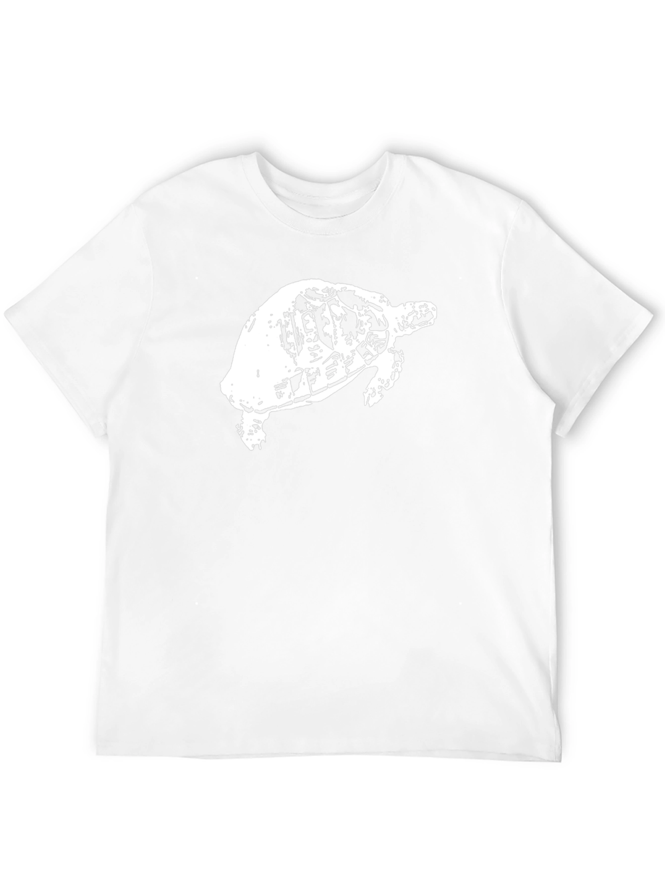 Turtle Graphic Print Black T-Shirt