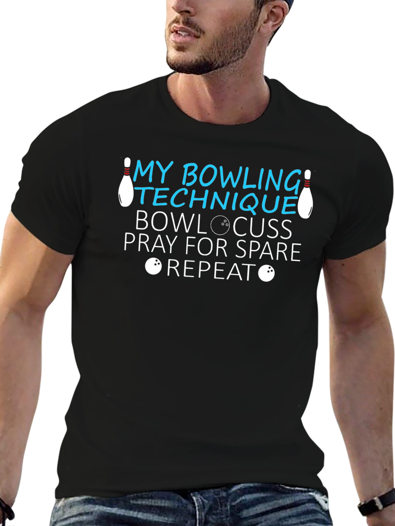 Bowling Technique Graphic Tee