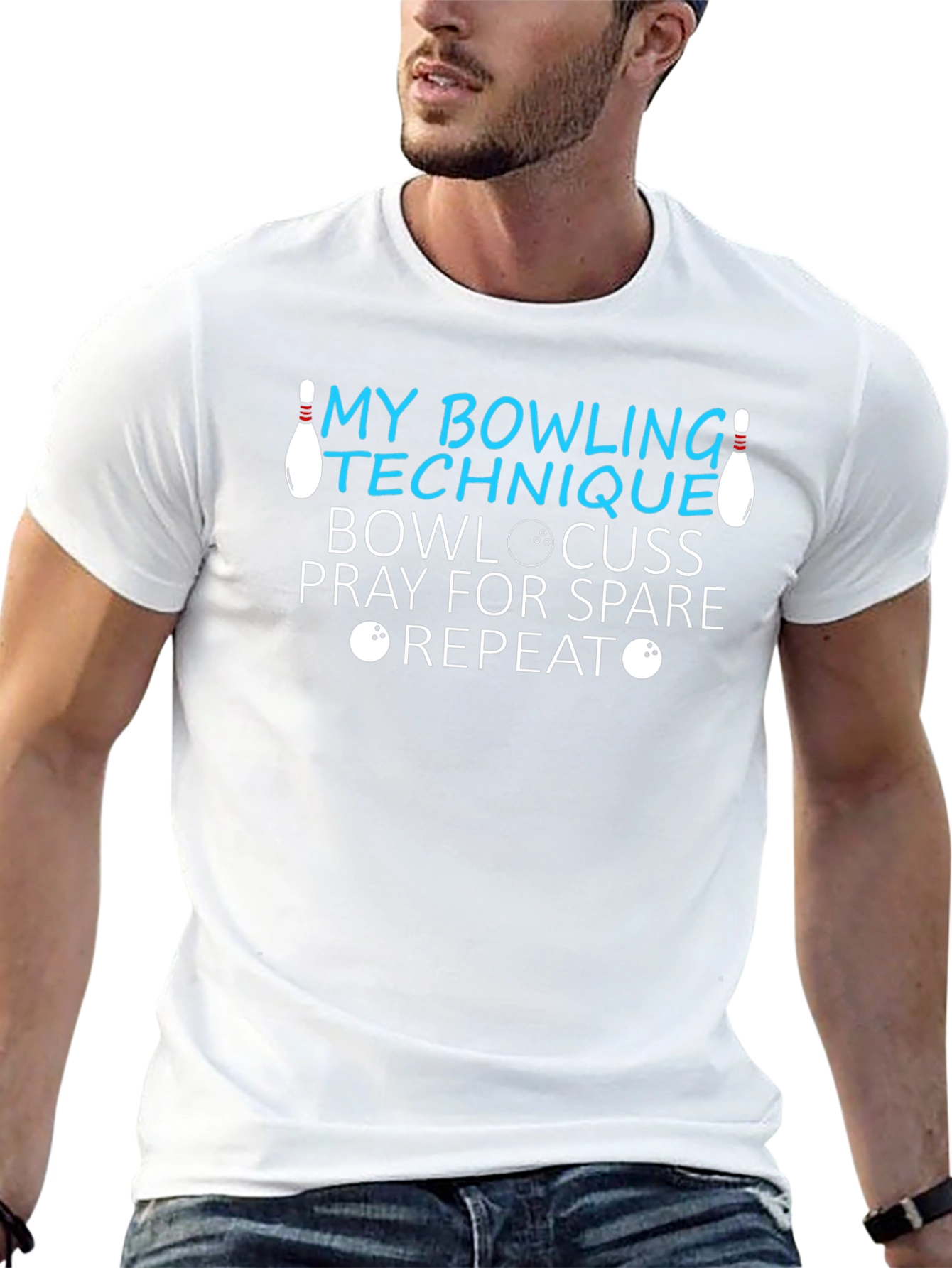 Bowling Technique Graphic Tee