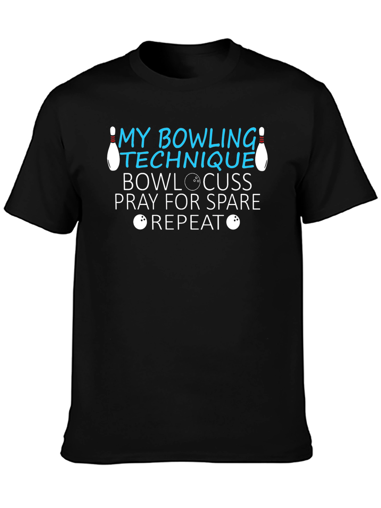 Bowling Technique Graphic Tee