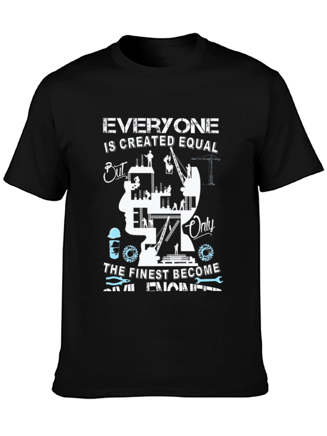 Civil Engineer Graphic T-Shirt - Black