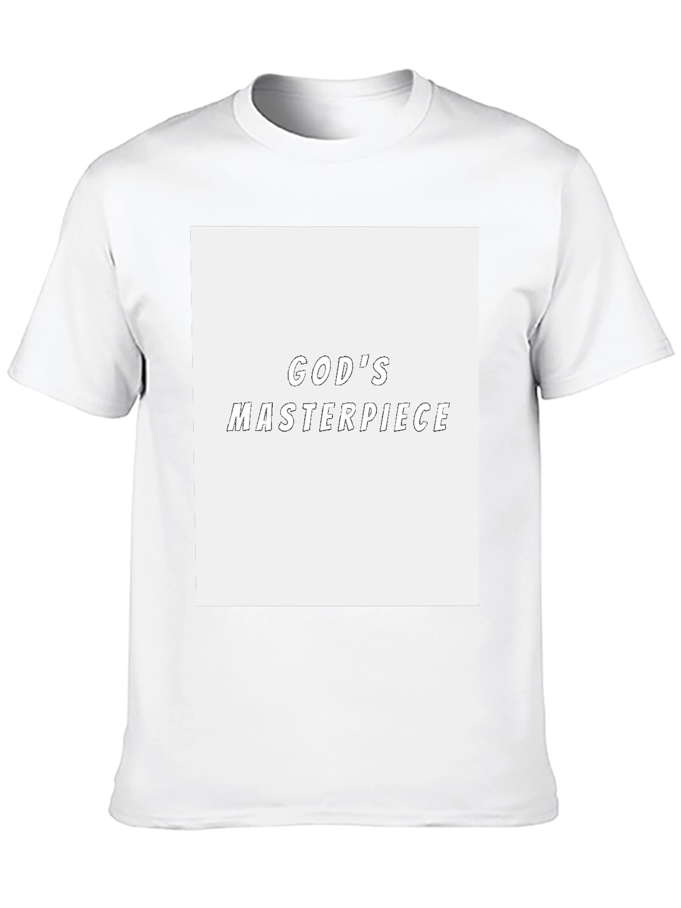 Gods Masterpiece Black Graphic Tee