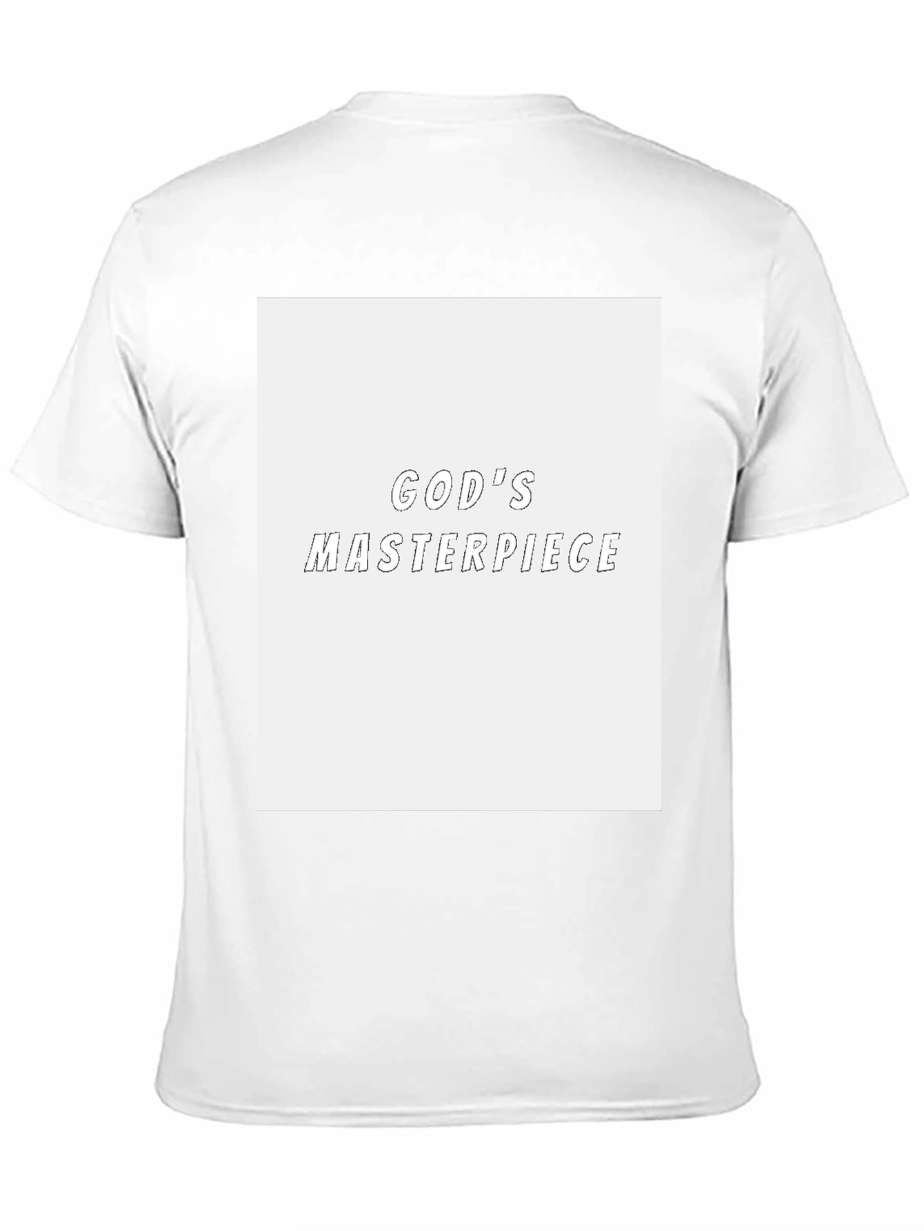 Gods Masterpiece Black Graphic Tee