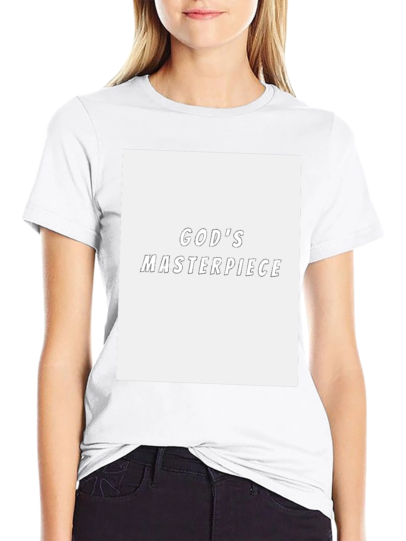 Gods Masterpiece Black Graphic Tee