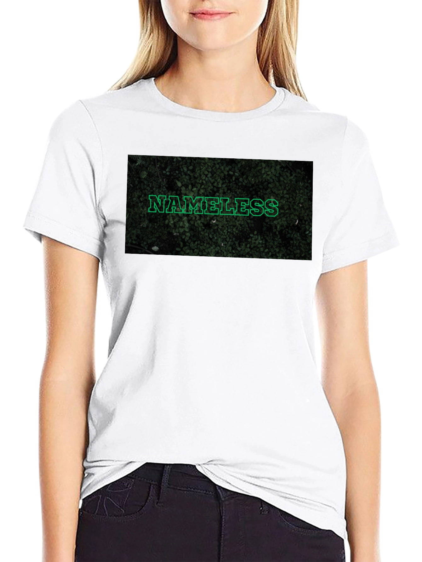 Nameless Graphic Tee - Stylish Black Casual Shirt