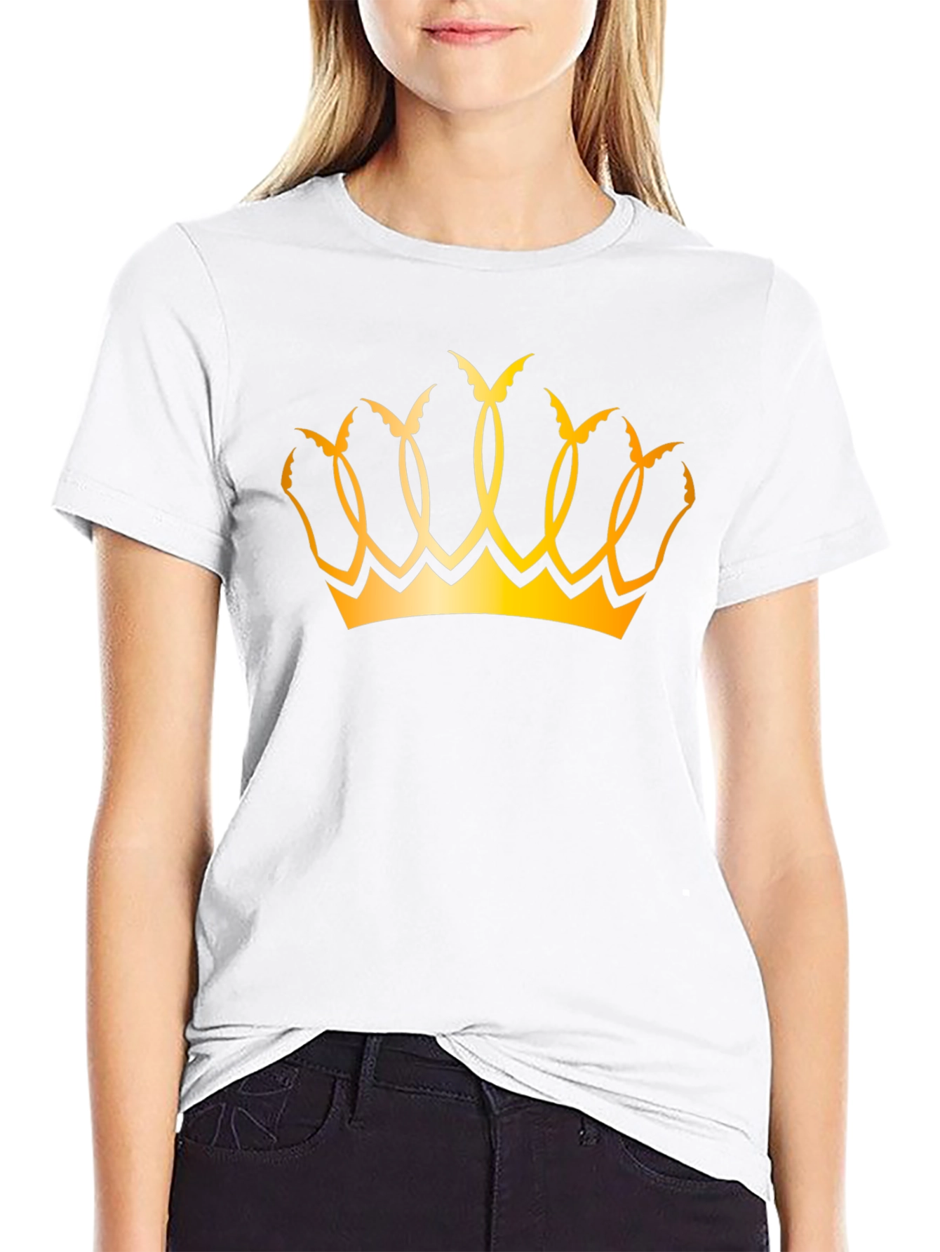 Crown Graphic Tee - Mens Black T-Shirt