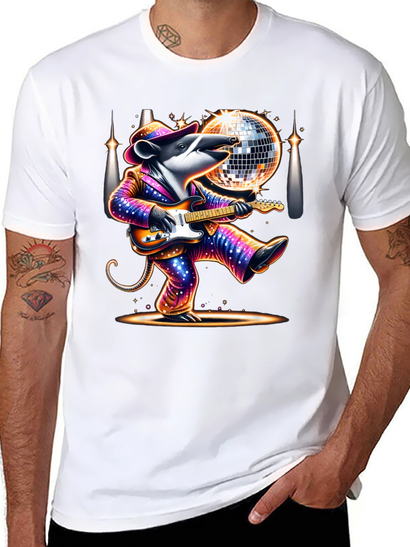 Disco Tapir Graphic T-Shirt