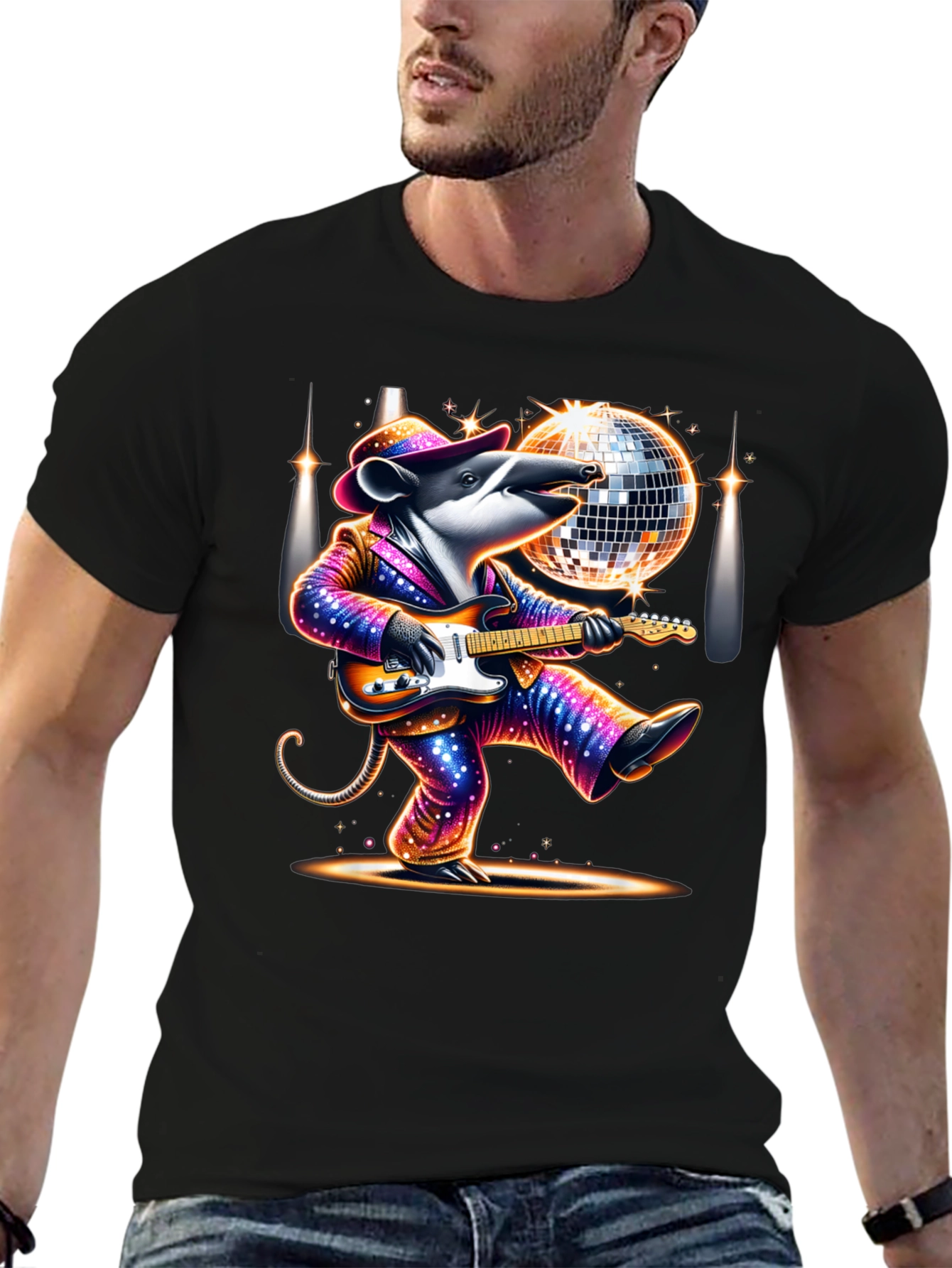 Disco Tapir Graphic T-Shirt