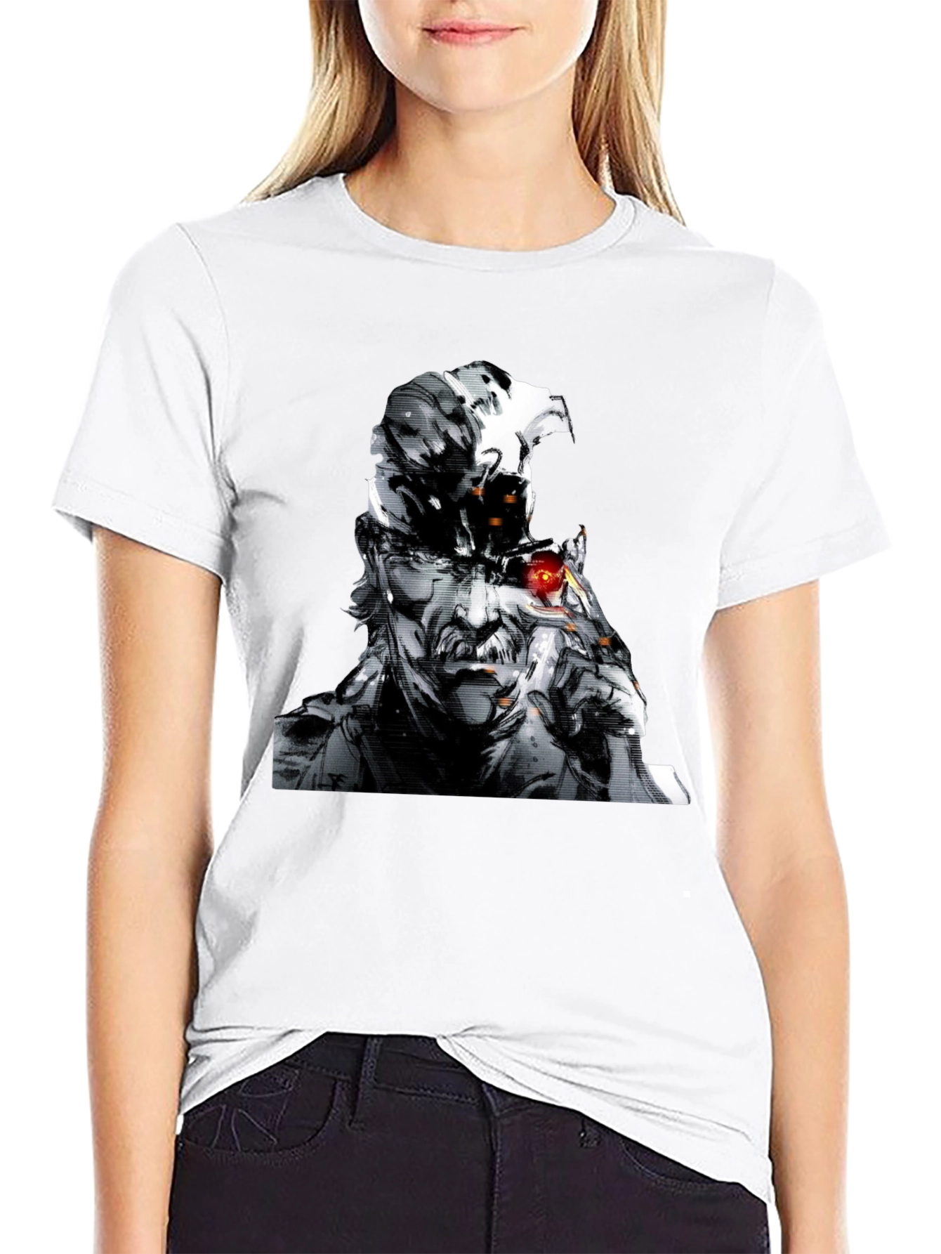 Metal Gear Solid T-Shirt - Old Snake Graphic Tee