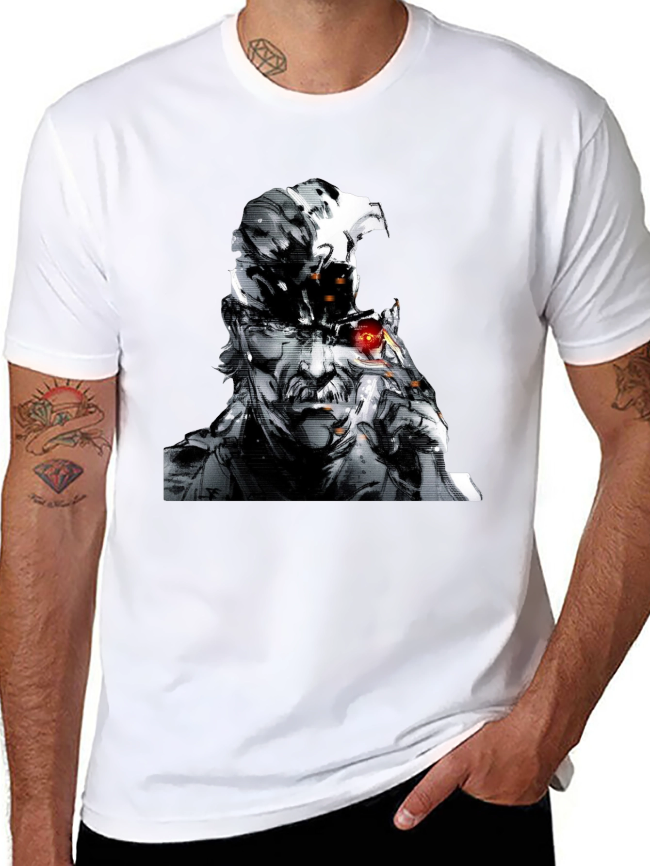 Metal Gear Solid T-Shirt - Old Snake Graphic Tee