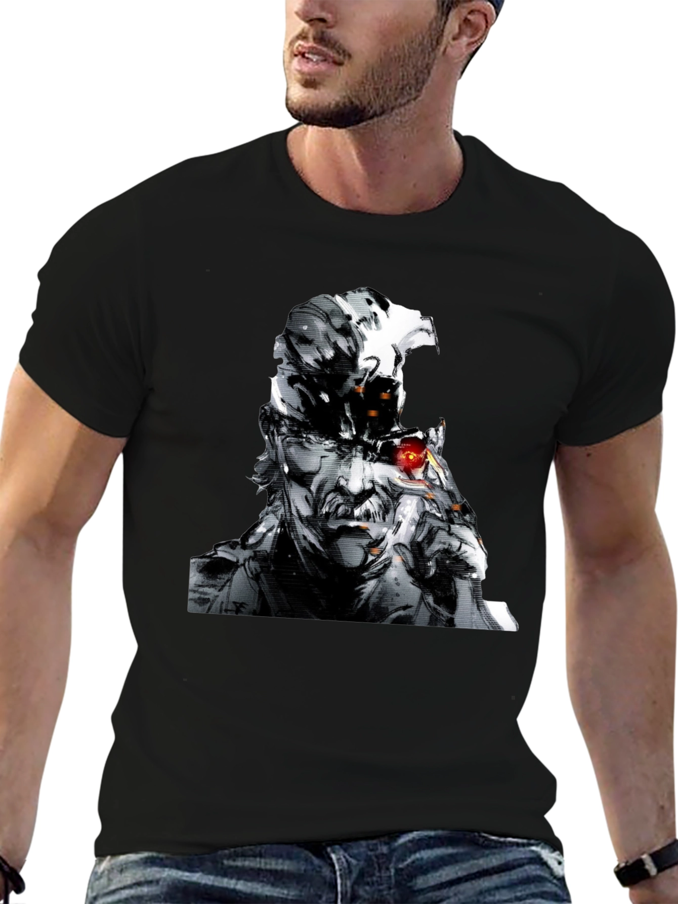 Metal Gear Solid T-Shirt - Old Snake Graphic Tee