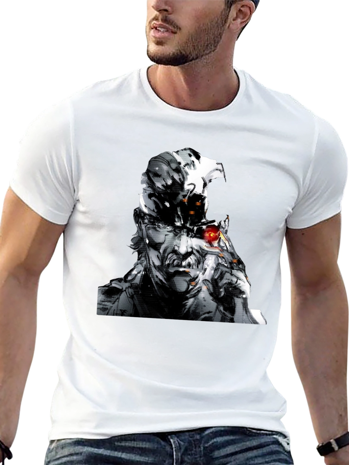 Metal Gear Solid T-Shirt - Old Snake Graphic Tee