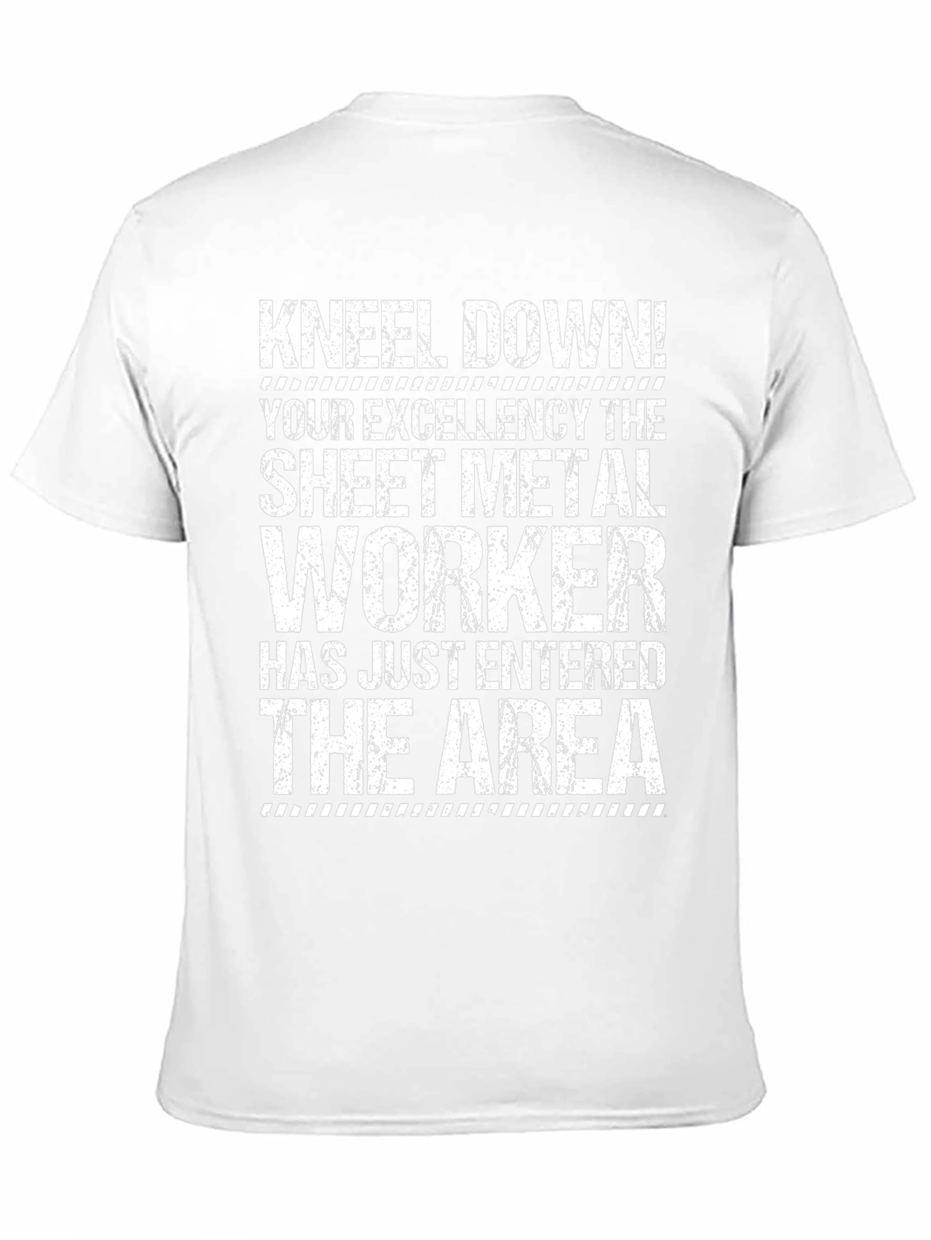 Kneel Down Sheet Metal Worker T-Shirt