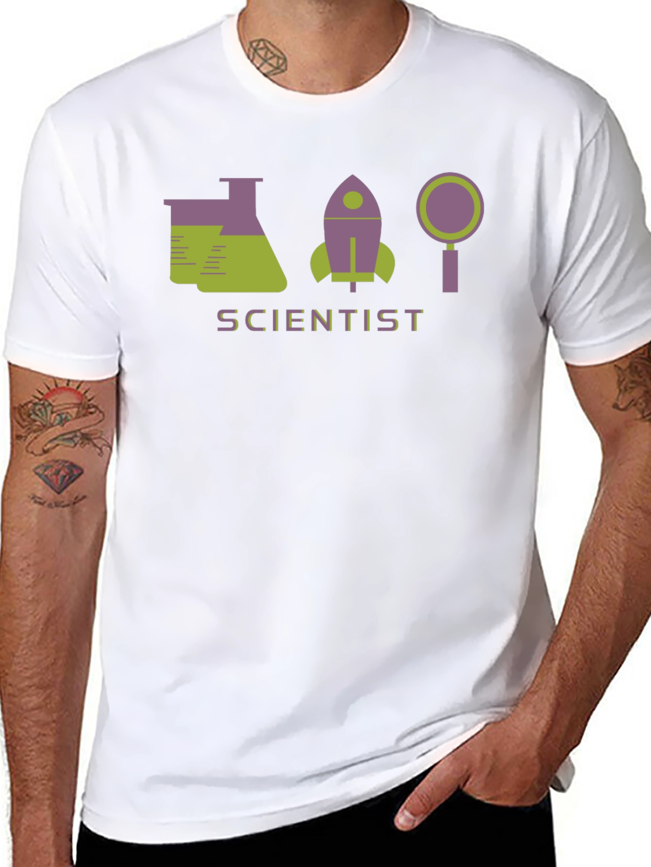 Scientist Graphic T-Shirt - Science Enthusiast Tee