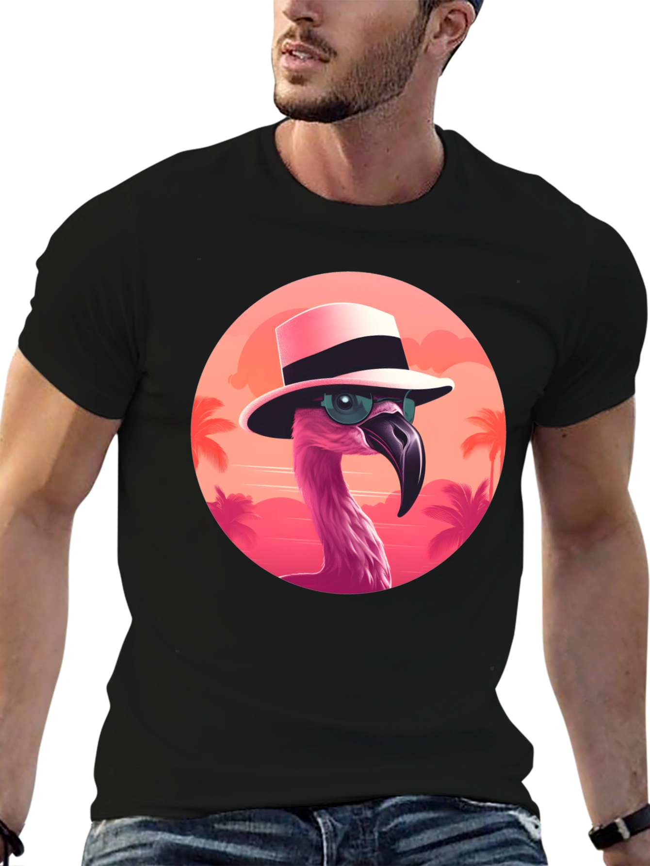 Cool Flamingo Graphic Tee - Summer Vibes