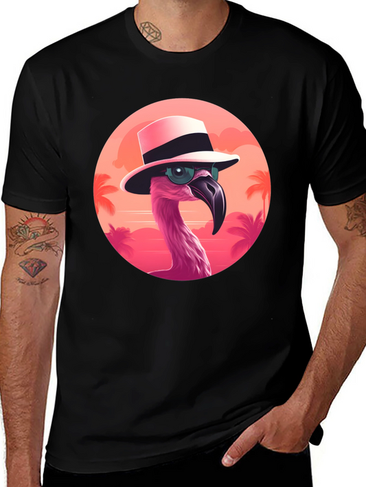 Cool Flamingo Graphic Tee - Summer Vibes