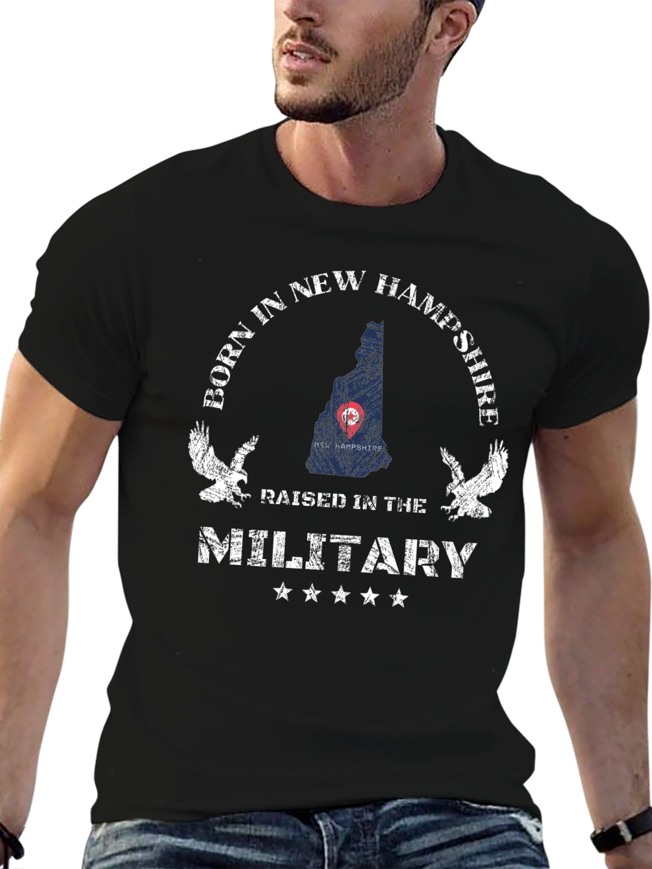 New Hampshire Military Pride T-Shirt