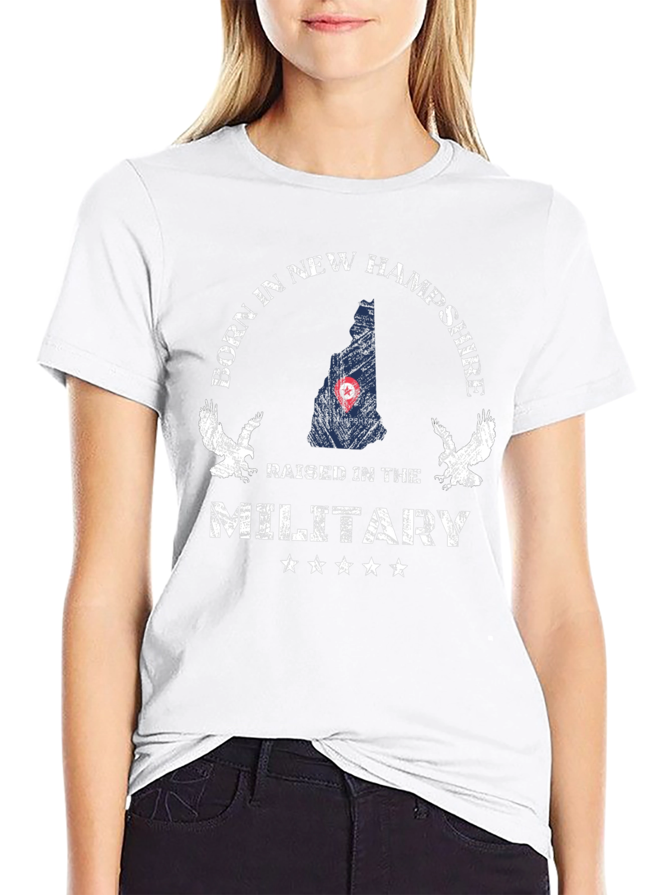 New Hampshire Military Pride T-Shirt