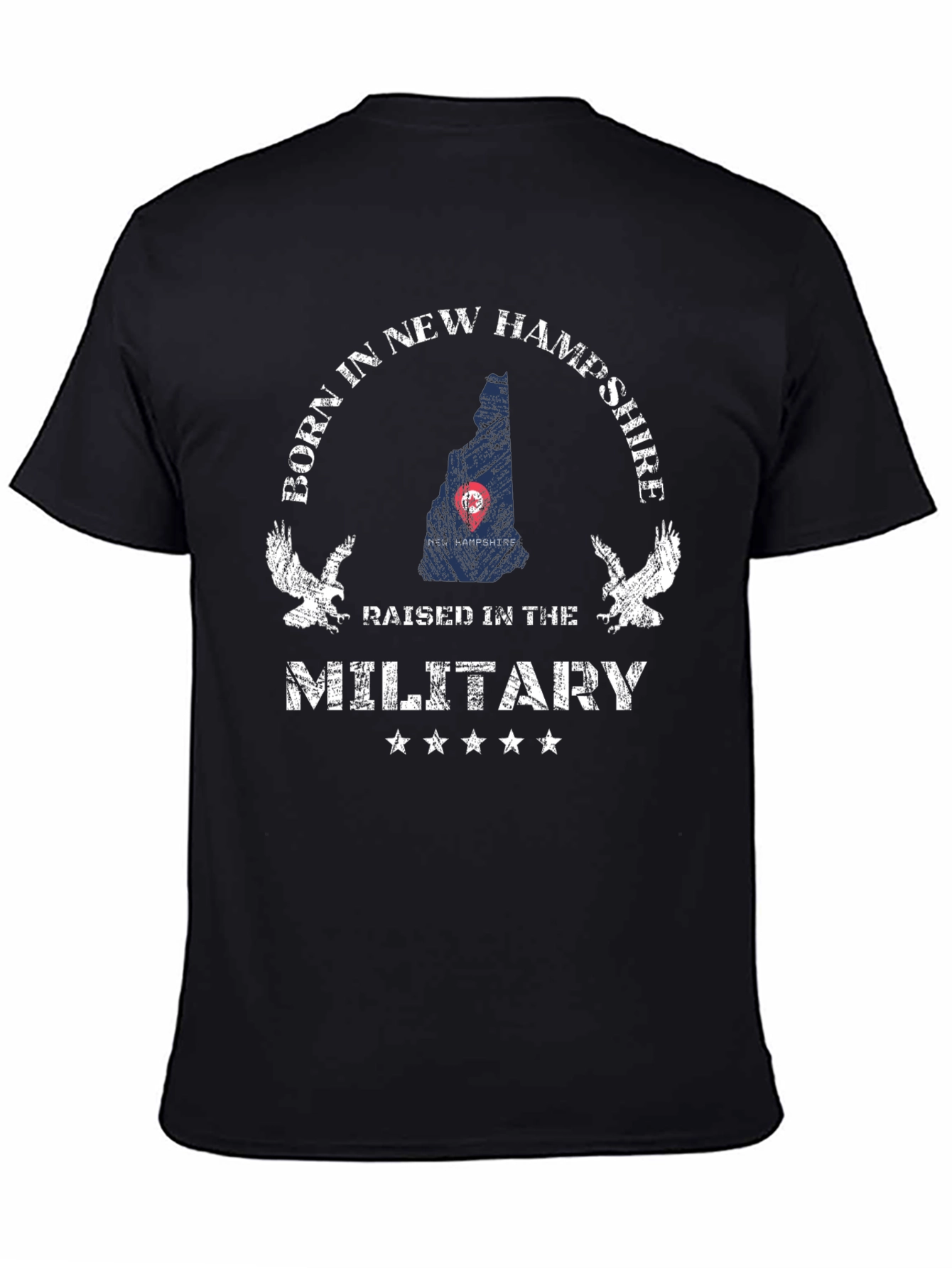 New Hampshire Military Pride T-Shirt