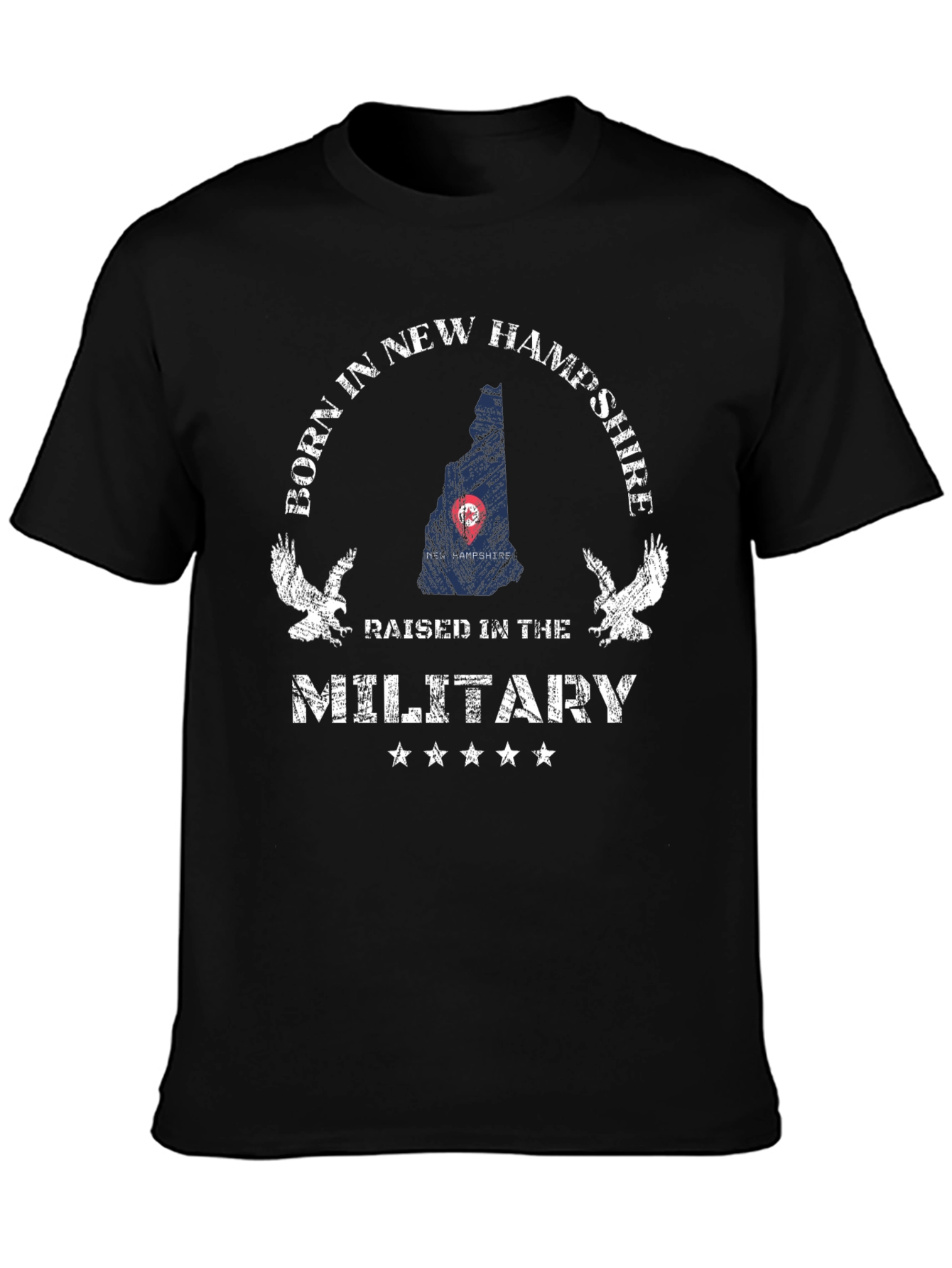 New Hampshire Military Pride T-Shirt