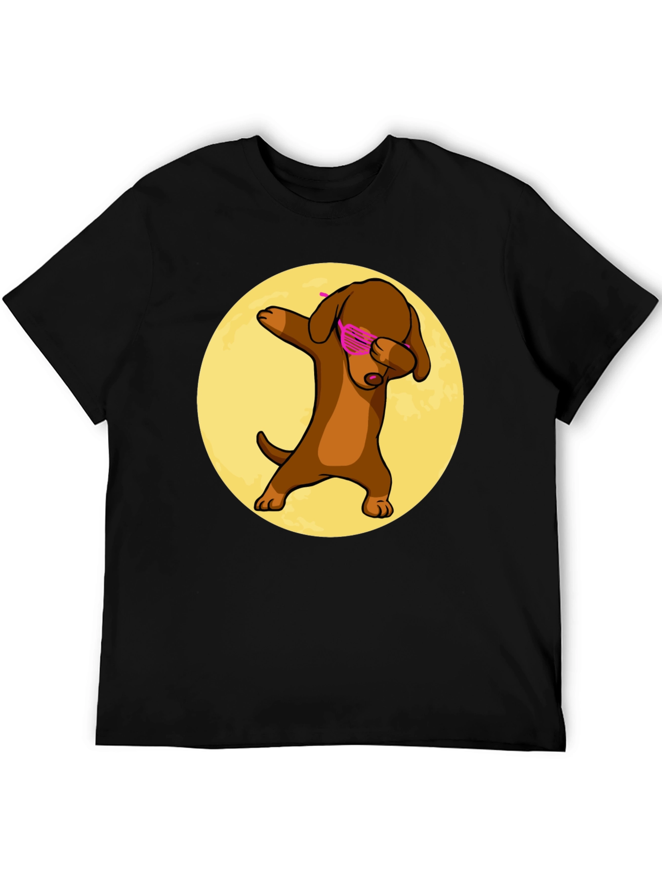 Dabbing Dog T-Shirt - Cartoon Style