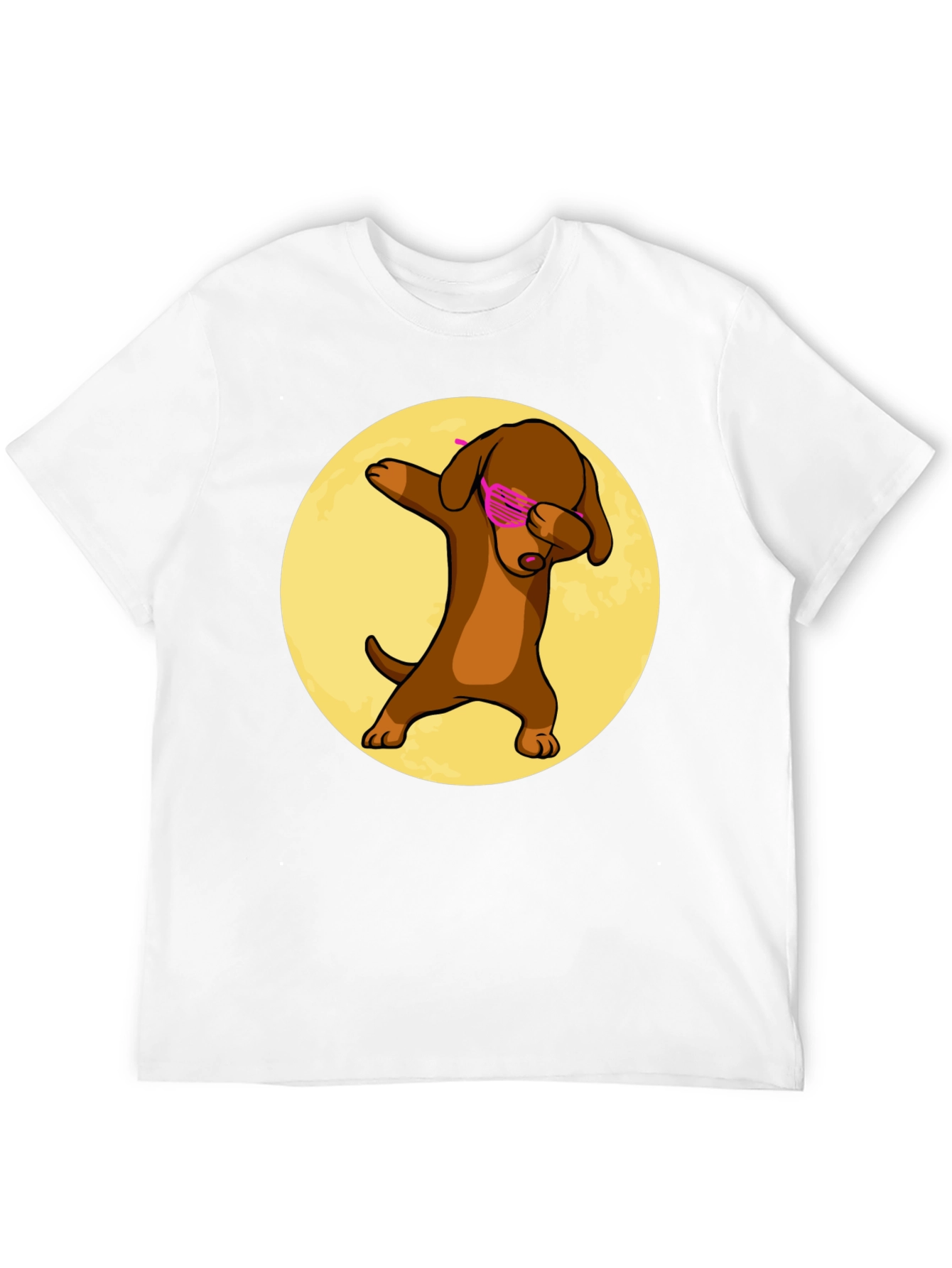 Dabbing Dog T-Shirt - Cartoon Style