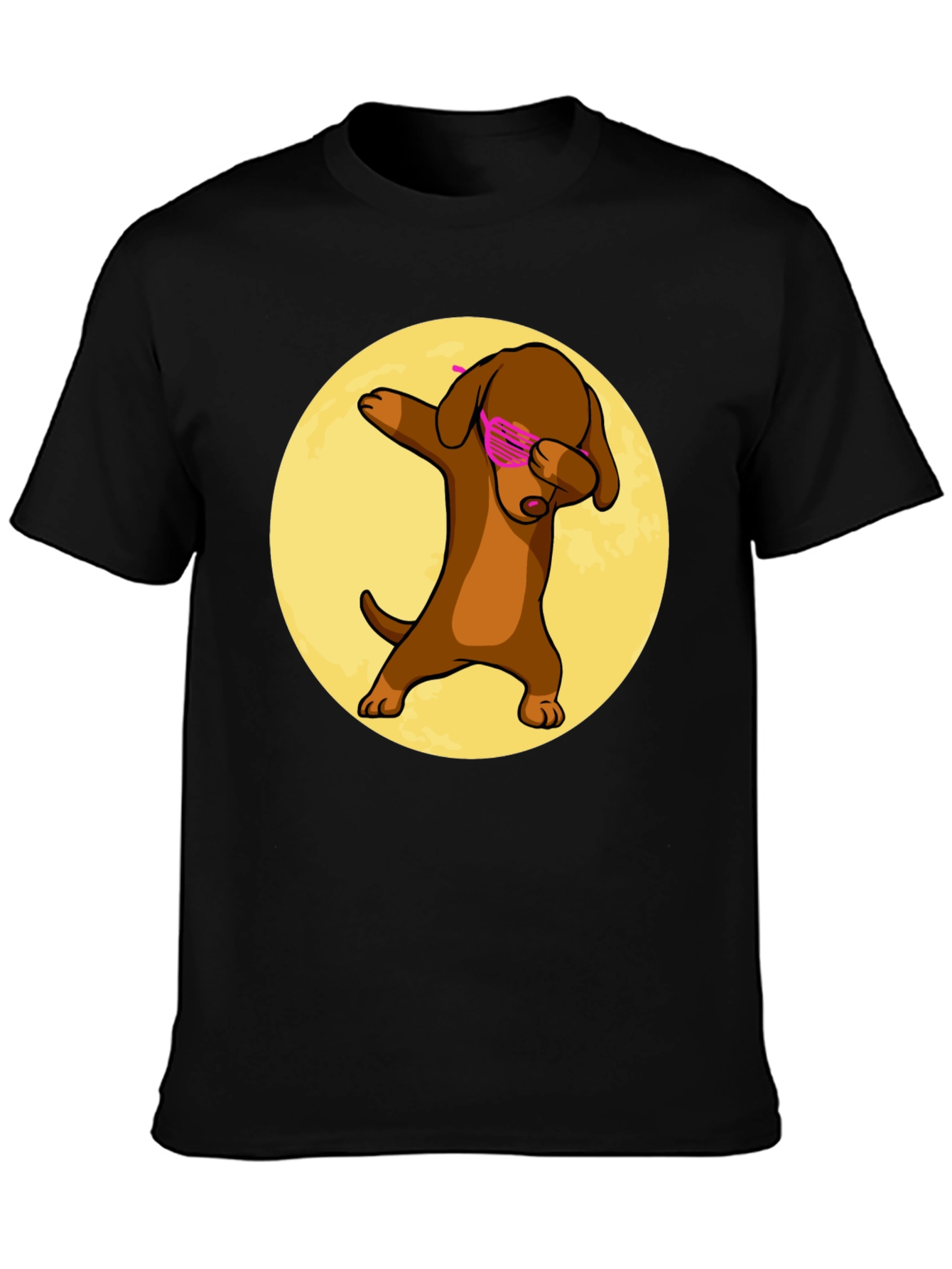 Dabbing Dog T-Shirt - Cartoon Style