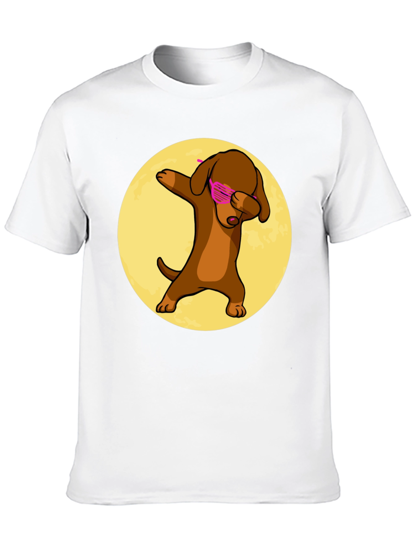 Dabbing Dog T-Shirt - Cartoon Style