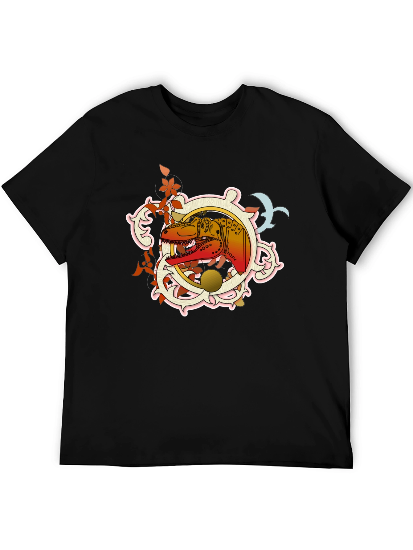 Dino Emblem Black T-Shirt