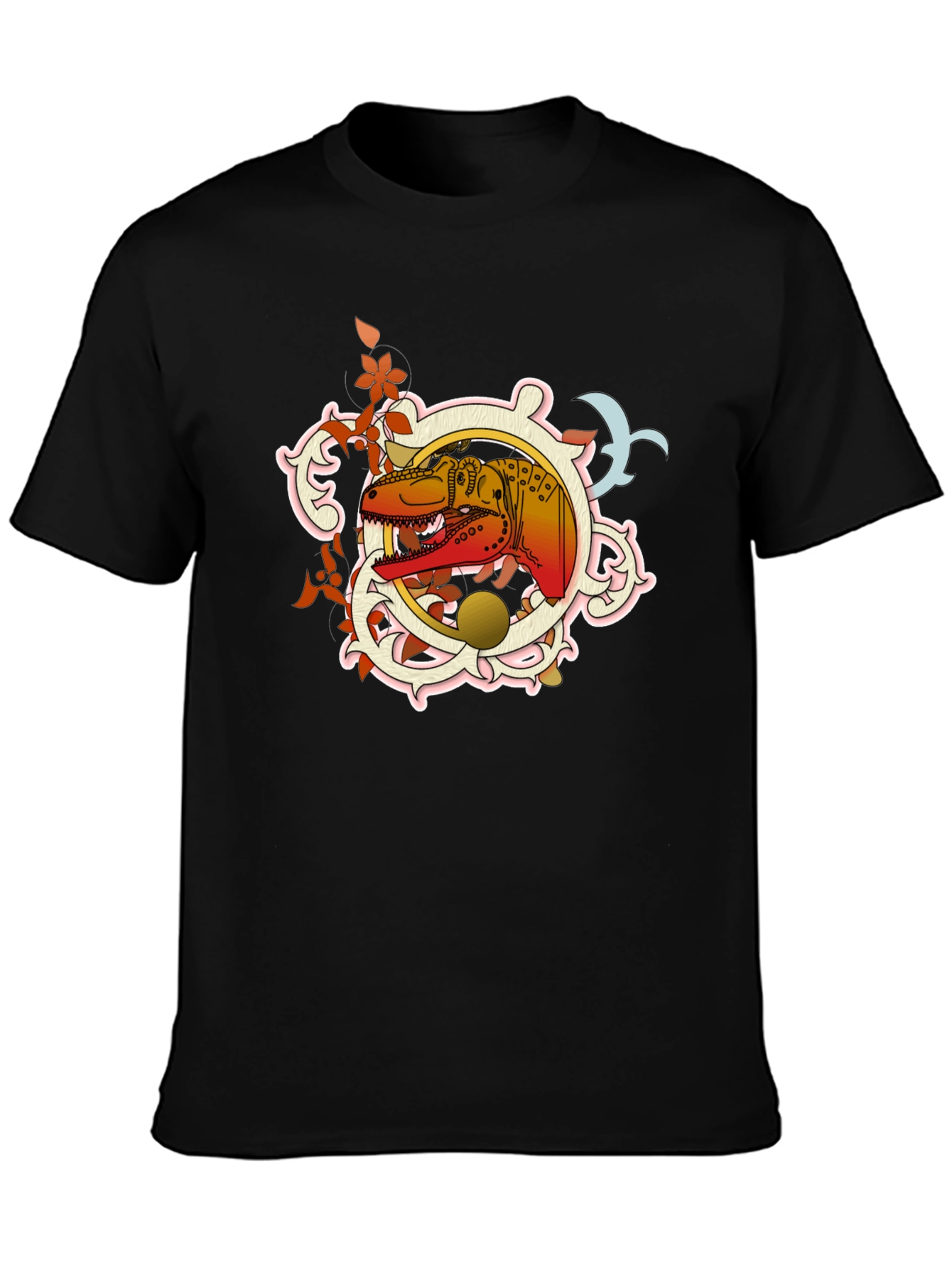 Dino Emblem Black T-Shirt