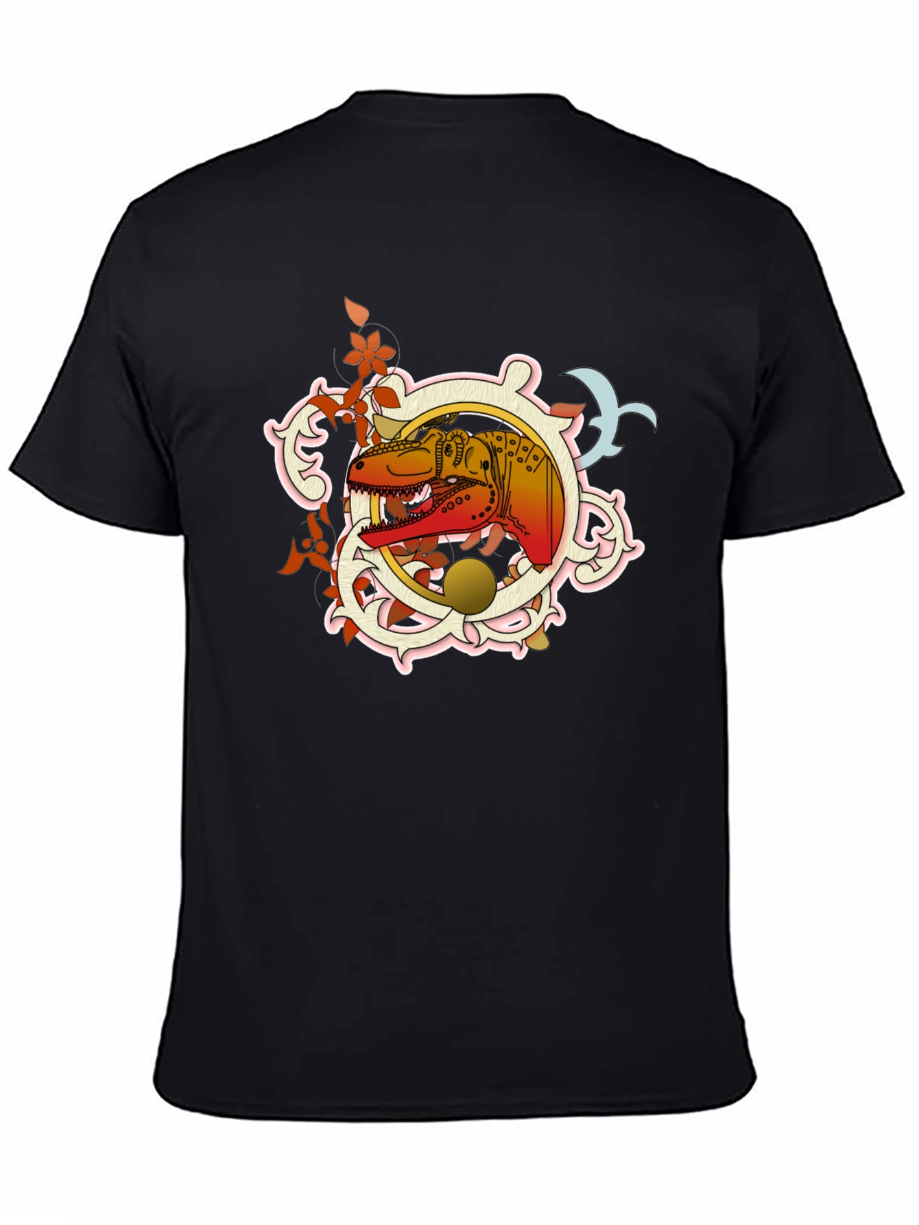 Dino Emblem Black T-Shirt
