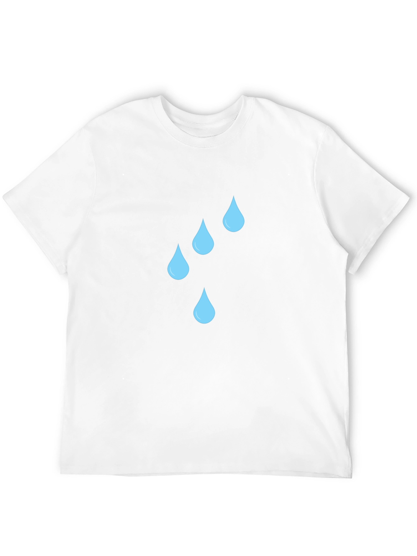 Rain Drops Black T-Shirt