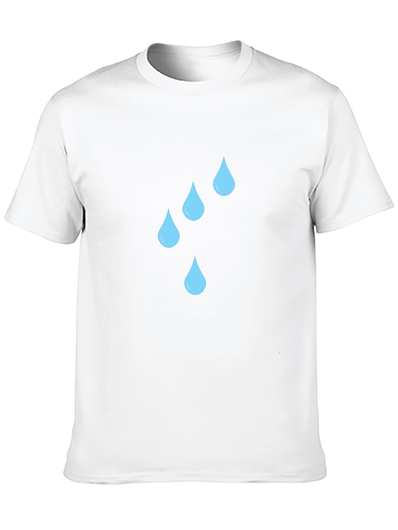 Rain Drops Black T-Shirt
