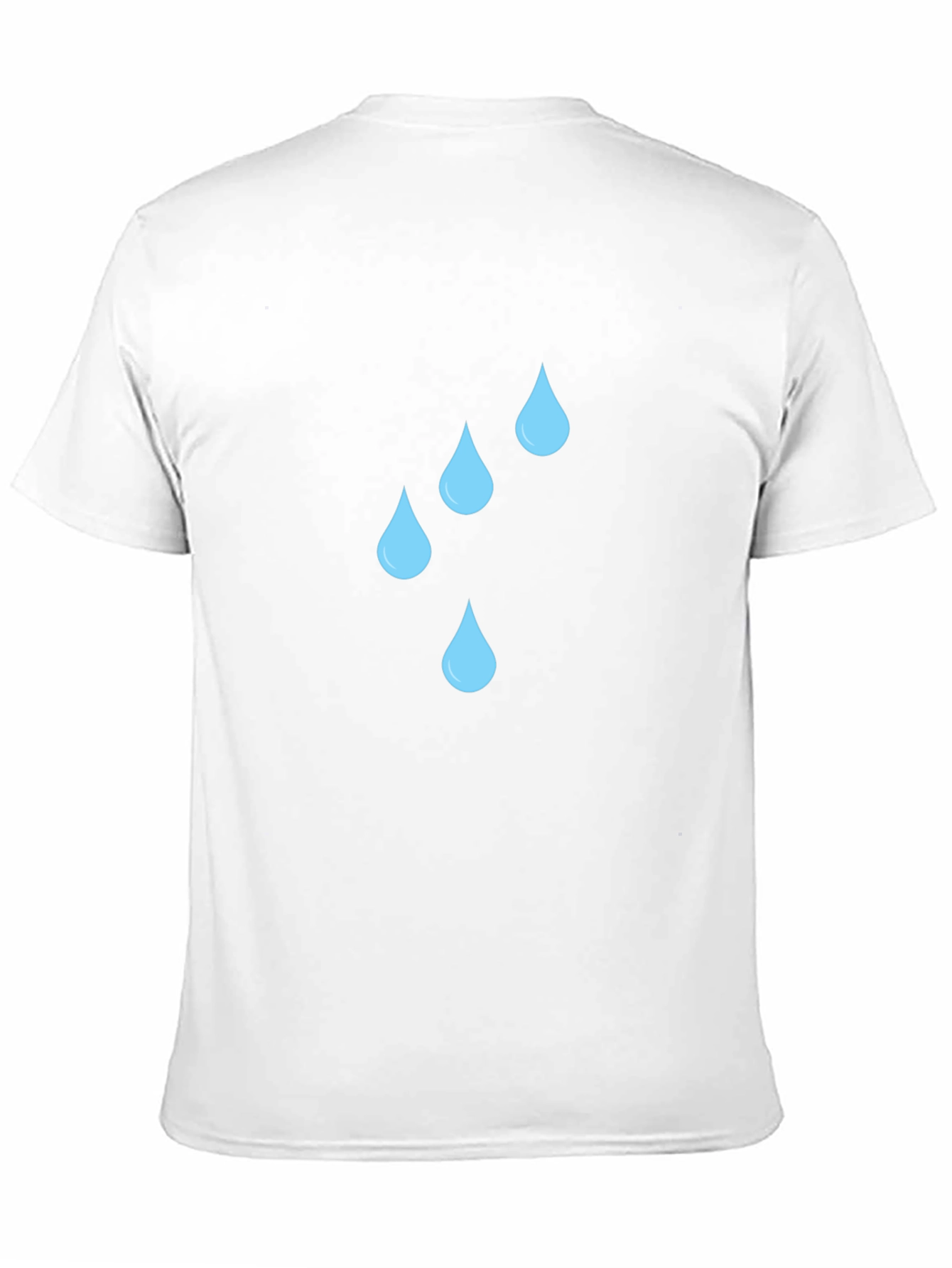 Rain Drops Black T-Shirt