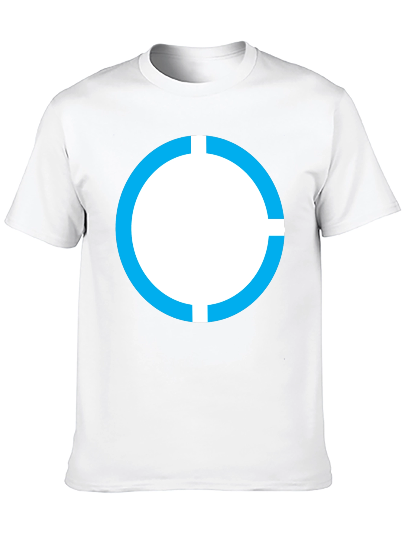 Modern Circle Graphic Tee - Black
